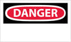 NMC D1AP-DANGER, (HEADER ONLY), 3X5, PS VINYL (PAK OF 5)