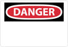 NMC D1P-DANGER, (HEADER ONLY), 7X10, PS VINYL (1 EACH)