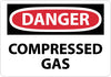 NMC D245P-DANGER, COMPRESSED GAS, 7X10, PS VINYL (1 EACH)