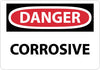 NMC D251R-DANGER, CORROSIVE, 7X10, RIGID PLASTIC (1 EACH)