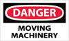 NMC D305AP-DANGER, MOVING MACHINERY, 3X5, PS VINYL (PAK OF 5)
