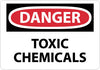 NMC D319P-DANGER, TOXIC CHEMICALS, 7X10, PS VINYL (1 EACH)