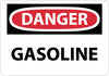 NMC D40R-DANGER, GASOLINE, 7X10, RIGID PLASTIC (1 EACH)