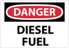NMC D427P-DANGER, DIESEL FUEL, 7X10, PS VINYL (1 EACH)