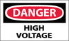 NMC D49AP-DANGER, HIGH VOLTAGE, 3X5, PS VINYL (PAK OF 5)