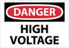 NMC D49RB-DANGER, HIGH VOLTAGE, 10X14, RIGID PLASTIC (1 EACH)
