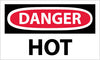 NMC D51AP-DANGER, HOT, 3X5, PS VINYL (PAK OF 5)