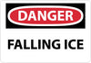 NMC D530PB-DANGER, FALLING ICE, 10X14, PS VINYL (1 EACH)