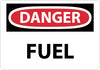 NMC D538RB-DANGER, FUEL, 10X14, RIGID PLASTIC (1 EACH)