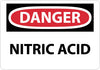 NMC D584RB-DANGER, NITRIC ACID, 10X14, RIGID PLASTIC (1 EACH)
