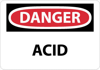NMC D5P-DANGER, ACID, 7X10, PS VINYL (1 EACH)