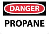 NMC D603RB-DANGER, PROPANE, 10X14, RIGID PLASTIC (1 EACH)