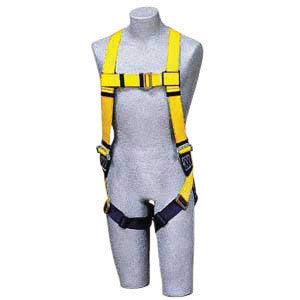 DBI/SALA 1103321 Universal Delta No-Tangle Full Body/Vest Style Harness With Back D-Ring, Quick Connect Chest And Pass-Thru Leg Strap Buckle And Comfort Padding  (1/EA)