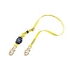 DBI/SALA 1246234 6' EZ-Stop 1" Polyester Web Single-Leg Shock Absorbing Lanyard With Self-Locking Snap Hook At Each End  (1/EA)