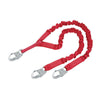 DBI/SALA 1340141 6' PROTECTA PRO Stretch 1 15/16" Polyester Tubular Web Twin-Leg 100% Tie-Off Shock-Absorbing Lanyard With Self-Locking Snap Hook At Each End  (1/EA)
