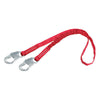 DBI/SALA 1340220 6' PROTECTA PRO-Stop 1 3/8" Polyester Tubular Web Single-Leg Shock-Absorbing Lanyard With Self-Locking Snap Hook At Each End  (1/EA)