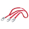 DBI/SALA 1340240 6' PROTECTA PRO-Stop 1 3/8" Polyester Tubular Web Twin-Leg 100% Tie-Off Shock-Absorbing Lanyard With Self-Locking Snap Hook At Each End  (1/EA)