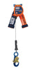 DBI/SALA 3500215 8' Nano-Lok Edge Single Leg Self-Retracting 3/16" Galvanized Cable Lifeline With Aluminum Snap Hook  (1/EA)