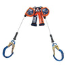 DBI/SALA 3500231 8' Nano-Lok Edge Twin Leg Self-Retracting 3/16" Galvanized Cable Lifeline With Aluminum Rebar Lock Nose Hooks at Leg Ends  (1/EA)