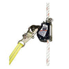 DBI/SALA 5000335 Lad-Saf Hands Free Mobile Stainless Steel And Thermoplastic Rope Grab With 3' EZ Stop II Shock Absorbing Lanyard (For Use With 5/8" Wire Rope Lifeline)  (1/EA)