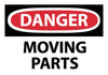 NMC D675AP-DANGER, MOVING PARTS, 3X5, PS VINYL (PAK OF 5)