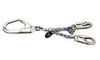 Miller 6756RSZ7 by Honeywell 24" Zinc Plated Steel Chain Rebar Assembly With (1) Locking Rebar Hook And (2) Locking Snap Hooks  (1/EA)