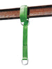 Miller 8183/6FTGN by Honeywell 6' 2" Green Nylon Web Cross Arm Strap With (1) 2" D-Ring And (1) 3" D-Ring  (1/EA)