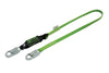 Miller 913PC/6FTGN by Honeywell 6' Vinyl Coated Web Single-Leg Shock-Absorbing Lanyard With (2) Locking Snap Hooks And SofStop Shock Absorber  (1/EA)