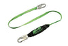 Miller 913TWLS/6FTGK by Honeywell 6' HP Polyester Web Single-Leg Lanyard With (2) Locking Snap Hooks And SofStop Shock Absorber  (1/EA)