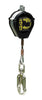 Miller CFL19FT by Honeywell 9' Black Rhino Self-Retracting Stainless Steel Wire Rope Lifeline With Locking Swivel Snap Hook With Load Indicator Lanyard Connector Without Unit Connector (Carabiner Sold Separately)  (1/EA)