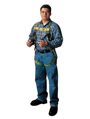 Miller E850/UGN by Honeywell Universal DuraFlex Full Body Style Harness With Back D-Ring, Friction Shoulder Strap Buckle, Mating Leg And Chest Strap Buckle, Sub-Pelvic Strap, Pull-Down Adjustment And Pull-Free Lanyard Ring  (1/EA)