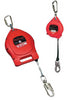 Miller MP50SS50FT by Honeywell 50' Falcon Self-Retracting 3/16" Stainless Steel Wire Rope Lifeline With Tagline And Carabiner  (1/EA)