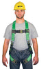 Miller P950QC/UGN by Honeywell Universal DuraFlex Python Ultra Full Body Style Green Harness With Back D-Ring, Friction Shoulder Strap Buckle, Quick Connect Chest And Leg Strap Buckle, Sub-Pelvic Strap And Lanyard Ring  (1/EA)