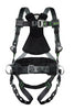 Miller RDT-TB-BDP/UBK by Honeywell Universal DualTech Revolution Full Body Style Harness With Back And Side D-Ring And Pad, Quick Connect Chest Strap Buckle, Tongue Leg Strap Buckle, Sub-Pelvic Strap And Removable Belt  (1/EA)