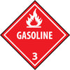 NMC DL134R-PLACARD, GASOLINE 3, 10.75X10.75, RIGID PLASTIC (1 EACH)