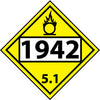 NMC DL145BR-PLACARD, 1942 5.1, 10.75X10.75, RIGID PLASTIC (1 EACH)