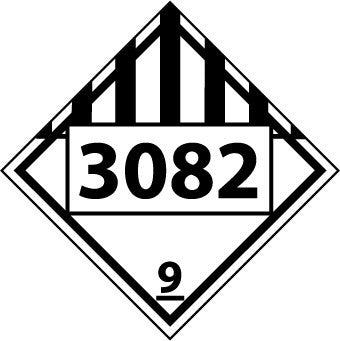 NMC DL149BP-PLACARD, FOUR DIGIT 3082, 10 3/4X10 3/4, PS VINYL (1 EACH)
