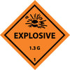 NMC DL171ALV-DOT SHIPPING LABEL, EXPLOSIVE, 1.3G, 1, 4X4, PS VINYL (1 ROLL)