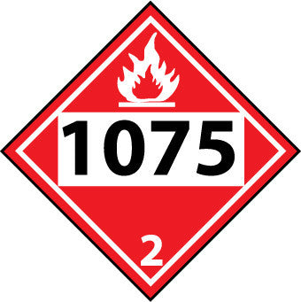 NMC DL42BP-PLACARD, FOUR DIGIT 1075, 10 3/4X10 3/4, PS VINYL (1 EACH)