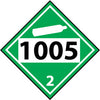 NMC DL71BR-PLACARD, FOUR DIGIT 1005, 10 3/4X10 3/4, RIGID PLASTIC (1 EACH)