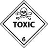 NMC DL87P-PLACARD, TOXIC 6, 10 3/4X10 3/4, PS VINYL (1 EACH)
