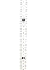 NMC DM1-SECURITY DOOR HEIGHT MARKER, PS VINYL, LAMINATED (1 EACH)