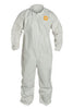 DuPont NG125SWH3X002500 3X White Safespec 2.0 10 mil ProShield NexGen Disposable Coveralls With Front Zipper Closure, Laydown Collar And Set Sleeves (25 Per Case, 1 Case)