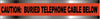 NMC DT2 OTC-DETECTABLE UNDERGROUND TAPE, CAUTION TELEPHONE LINE BELOW , 2''X1000' (1 ROLL)
