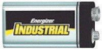 Energizer EN22 Eveready 9 Volt Alkaline Battery With Miniature Snap Terminal (Bulk)  (12/EA)