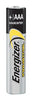 Energizer EN92 Eveready 1.5 Volt AAA General Purpose Alkaline Battery With Flat Contact Terminal (Bulk)  (4/EA)