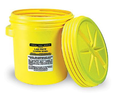 Eagle 1650 Haz-Mat 20 Gallon Polyethylene Containment Lab Pack With Screw Top Lid 20 1/2" X 21 1/4"