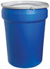 Eagle 1601MB 21 1/8" Top Dia X 16 5/8" Bottom Dia X 28 1/2" Haz-Mat Blue HDPE Open Head Containment Overpack Drum With 30 Gallon Spill Capacity And Metal Lever-Lock Ring  (1/EA)