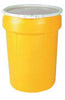 Eagle 1601 30 Gallon Yellow HDPE Open Head Containment Labpack With Plastic Lever-Lock Ring  (1/EA)