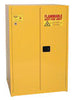 Eagle 1992 90 Gallon Yellow 18 Gauge Steel Safety Storage Cabinet With (2) Manual Close Doors, (2) Shelves, (2) Vents, Warning Labels And 3-Point Latch System (For Flammable Liquids)  (1/EA)